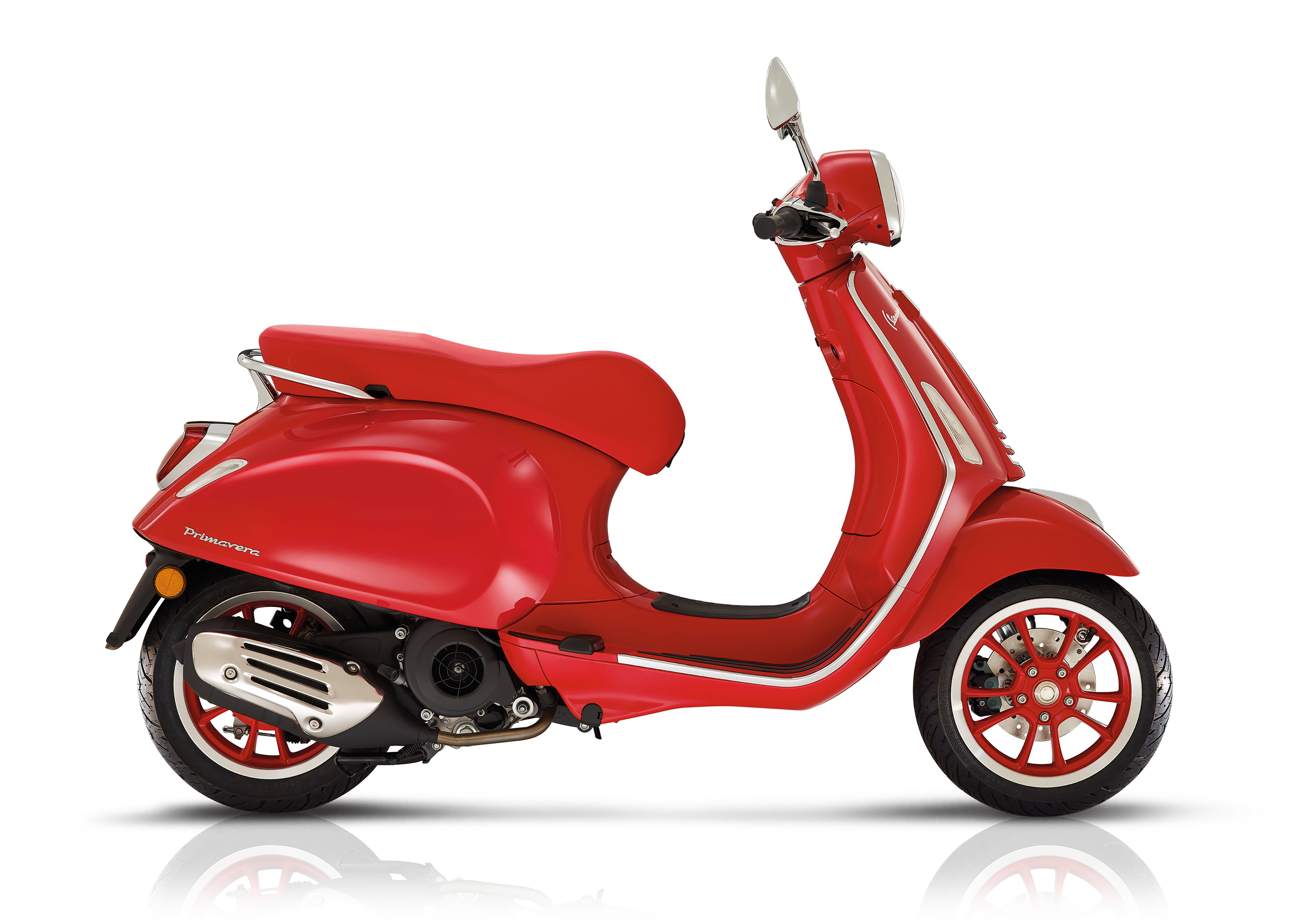 Vespa Primavera 50 RED E5 Primavera Vespa Roller & Bikes Faber