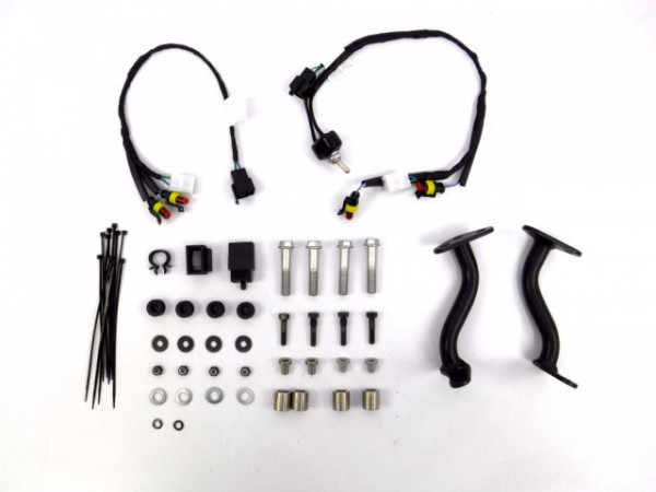Zusatzscheinwerfer Anbaukit für MGX-21 LED-Zusatzscheinwerfer, schwarz