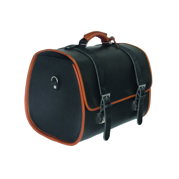 Hecktasche Vespa Leder, schwarz