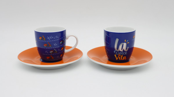 Espressotassen Set "La Dolce Vita"