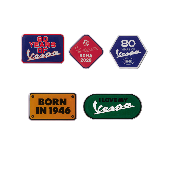 Vespa 80th STICKER SET 80 YEARS OF